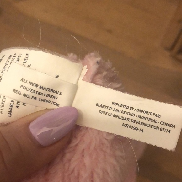 Blankets & Beyond Pink Doll Baby Lovey Security Blanket - Picture 8 of 13